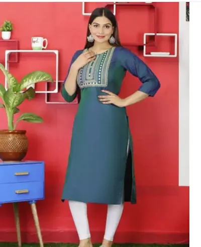 Fancy Rayon Kurtis For Women