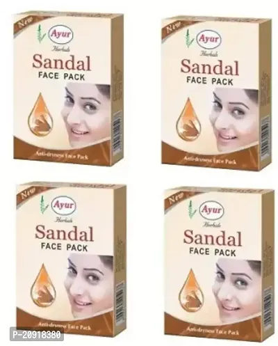 ayur Sandal face pack 100gm (pack of 4) (400 g)