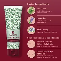 Ningen Tea Tree Face Wash I Infused with Lavender and Wild Pansy Extracts I Irritation Free, Paraben Free I For Skin Blemishes and Scars I 100g-thumb1