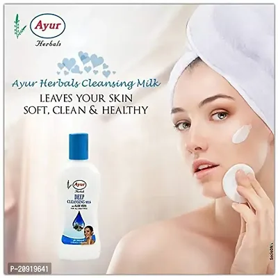 Ayur Deep Pore Cleansing Milk 200 ml (Pack of 2) with Ayur Product in Combo-thumb3