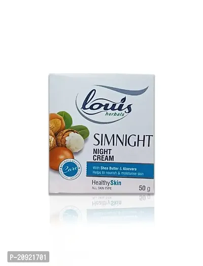 Louis Herbals Simnight Night Cream 50gm (Pack of 2)-thumb0