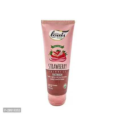 Louis Herbals Strawberry Fairness Face Wash 100ml (pack of 2)-thumb0