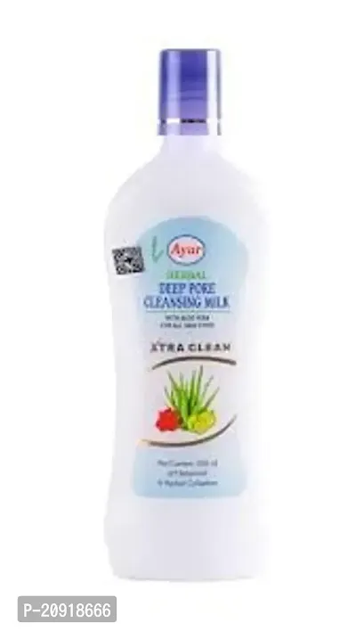 Ayur Herbal Deep Pore Cleaning Milk With Aloe Vera Suitable For All Skin Types 500 ml-thumb4