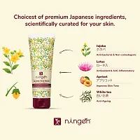 Ningen Jojoba Face Wash I Irritation Free, Paraben Free I Goodness of Lotus, Apricot, White Tea I Removes Dirt, Dead Cells, Unclogs Pores I 100g-thumb2