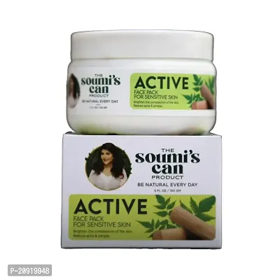 THE SOUMI'S CAN PRODUCT Active Face Pack For Sensitive Skin 150gm (Pack Of 2)-thumb2