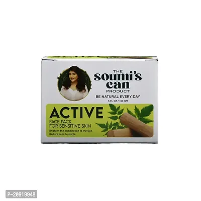 THE SOUMI'S CAN PRODUCT Active Face Pack For Sensitive Skin 150gm (Pack Of 2)-thumb4