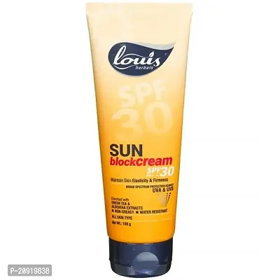 Louis Herbals Sun Block Cream SPF30 100gm