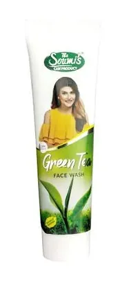 The Soumi's Can Product Can Green Tea Face Wash 100 ml each (Pack of 3)-thumb1