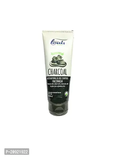 Louis Herbals Charcoal Face Wash 100ml (Pack of 2)