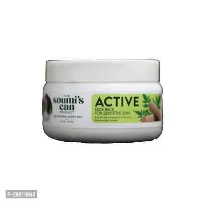 THE SOUMI'S CAN PRODUCT Active Face Pack For Sensitive Skin 150gm (Pack Of 2)-thumb3