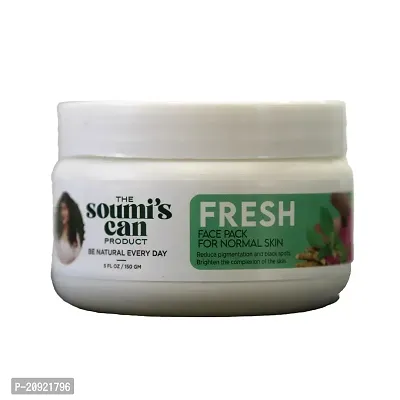 THE SOUMI'S CAN PRODUCT FRESH FACE PACK FOR NORMAL SKIN 150GM (Pack of 2)-thumb3