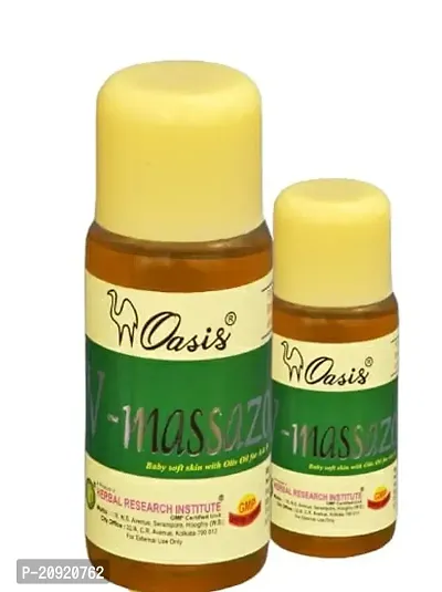 V-massazol Baby soft skin with oliv oil for A  D (Oasis) 200ml (Pack of 2)