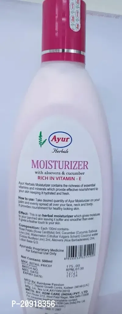 Ayur Moisturiser Lotion 500 ML-thumb2