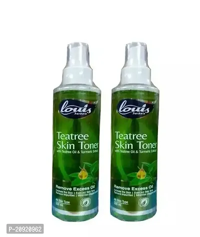 Louis Herbals Teatree Skin Toner 200ml (Pack of 2)