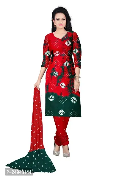 Classic Rayon Printed Dress Material with Dupatta for Women-thumb0