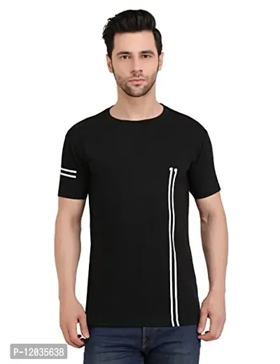 Classic Cotton Half Sleeve Round Neck Tshirt For Men