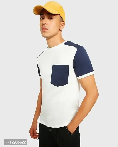 Classic Cotton Half Sleeve Round Neck Tshirt For Men-thumb0