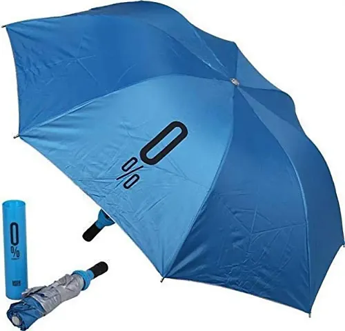 Stylish 3 Fold with Auto Open and Close Umbrella Blue
