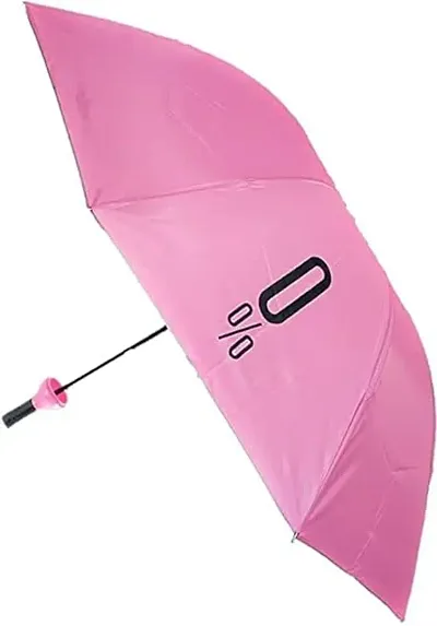 Stylish 3 Fold with Auto Open and Close Umbrella Pink