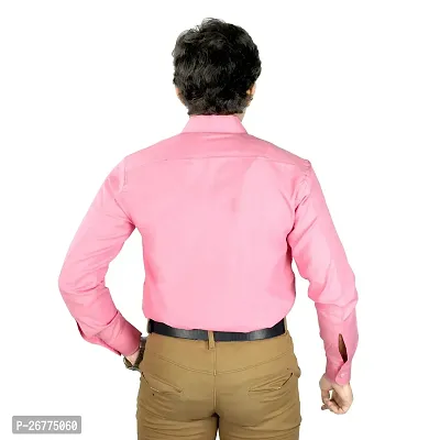 Stylish Men Cotton Long Sleeves Regular Fit Formal Shirt-thumb3