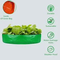 Grow Bag 24X6 Inch for Leafy Rooted Vegetables Fruits Plants Gardening Bag Pack of 4-thumb3