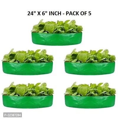 Grow Bag 24X6 Inch for Leafy Rooted Vegetables Fruits Plants Gardening Bag Pack of 5