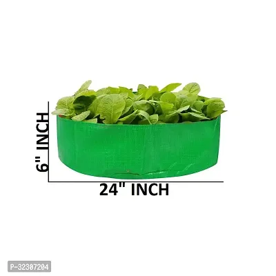 Grow Bag 24X6 Inch for Leafy Rooted Vegetables Fruits Plants Gardening Bag Pack of 5-thumb2