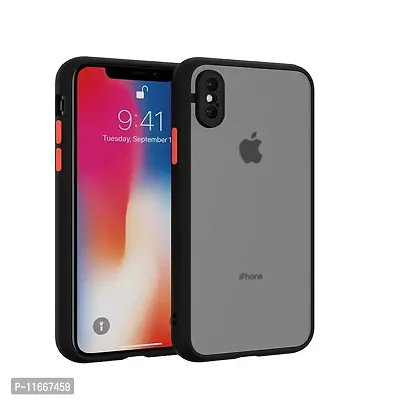 PUFF SMART Black Shade Printed Mobile Back Cover - iPhone Xs MAX