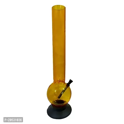 PUFF SMART Acrylic Bong 16 Inch (Waterpipe) Color - Yellow