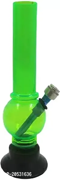 PUFF SMART Acrylic Bong 16 Inch (Waterpipe) Color - Greenhellip;