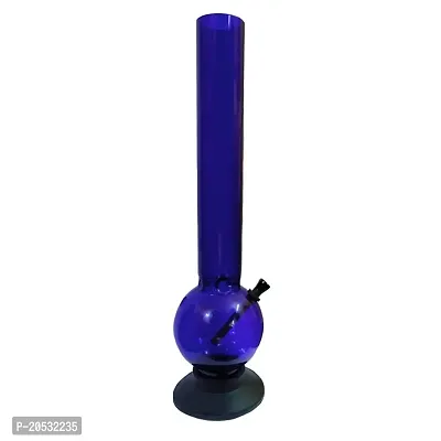 PUFF SMART Acrylic Bong 16 Inch (Waterpipe) Color - Dark Purple