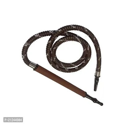 New PUFF SMART Grip Black long Handle Synthetic Pipe Long for All Hookah (66 Inches, Color May Vary) (SP 1340)brown