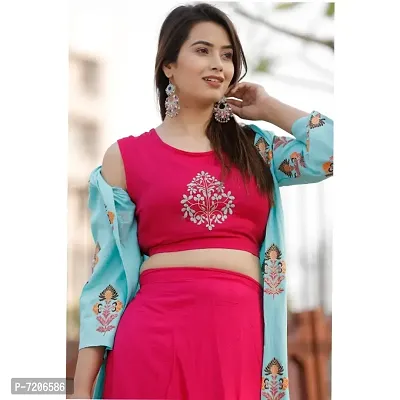 Crop top hot sale style kurtis