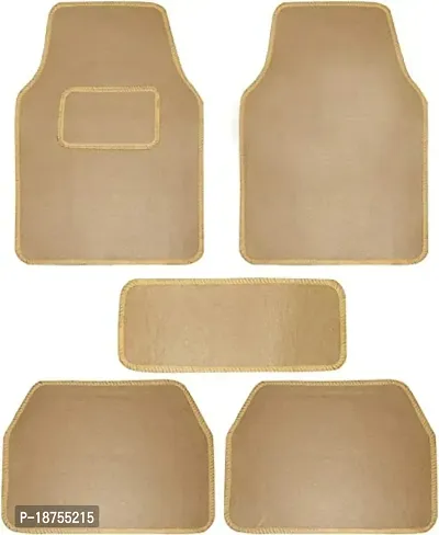 AYW Standard Fabric Car Floor Mat for Polo Cross Beige Color-thumb2