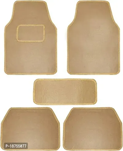 AYW Standard Fabric Car Floor Mat for Hexa Beige Color-thumb2