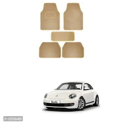 AYW Standard Fabric Car Floor Mat for Beetle Beige Color