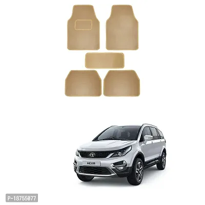 AYW Standard Fabric Car Floor Mat for Hexa Beige Color-thumb0