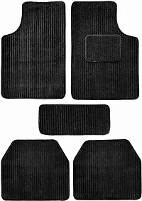 AYW Standard Fabric Car Floor Mat for Micra Active Black Color-thumb1