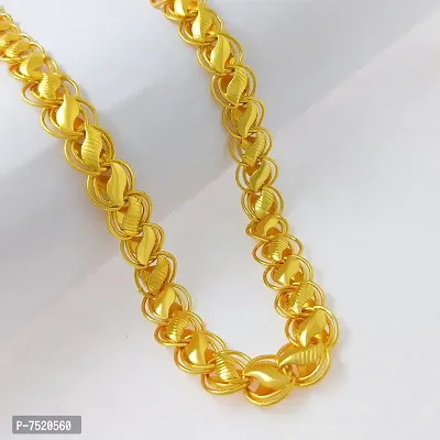 Stylish Fancy High Quality Indian Polished Gold Plated Brass Chain Gold Chain For Men-thumb5