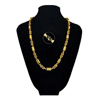 Stylish Fancy High Quality Indian Polished Gold Plated Brass Chain Gold Chain For Men-thumb2