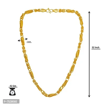 Stylish Fancy High Quality Indian Polished Gold Plated Brass Chain Gold Chain For Men-thumb4