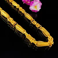 Stylish Fancy High Quality Indian Polished Gold Plated Brass Chain Gold Chain For Men-thumb1