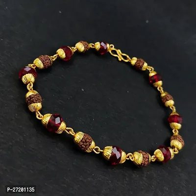 Alluring Multicoloured Wood Beads Bracelet For Men-thumb2