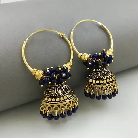 Trendy Designer Alloy Jhumka Earrings