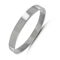 Alluring Silver Stainless Steel Kadas For Unisex-thumb3