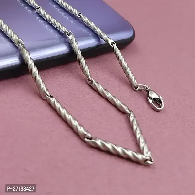 Silver Plated Chain For Men And Boys-thumb3