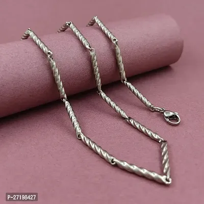 Silver Plated Chain For Men And Boys-thumb4