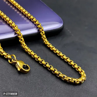 Artificial Classic Gold-plated Plated Stainless Steel Chain