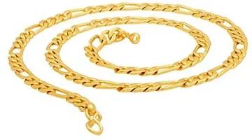 Stainless Steel Gold Plated Casual Chain for Men  Boys-thumb1
