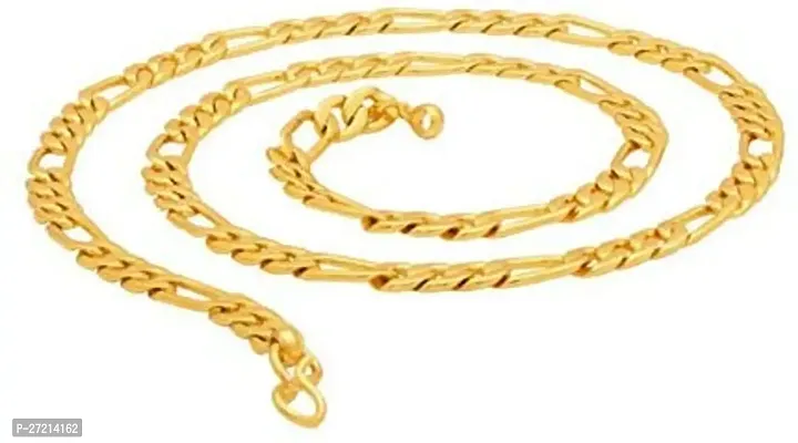 Stainless Steel Gold Plated Casual Chain for Men  Boys-thumb2